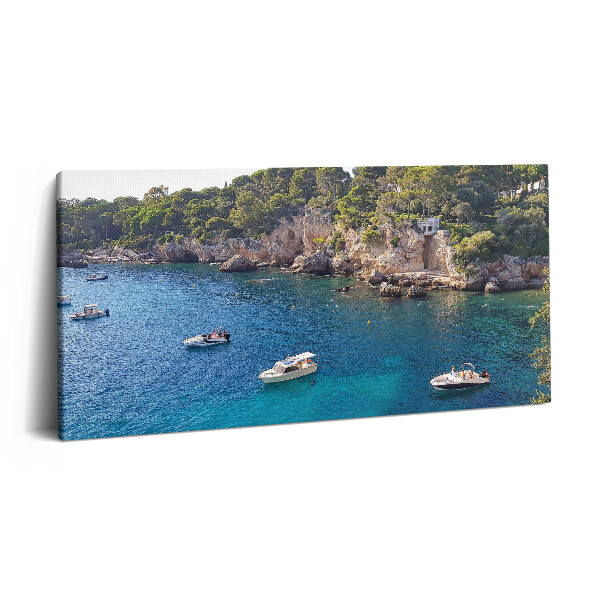 Obraz canvas 140x70 cm Krajina na Cap d'Antibes