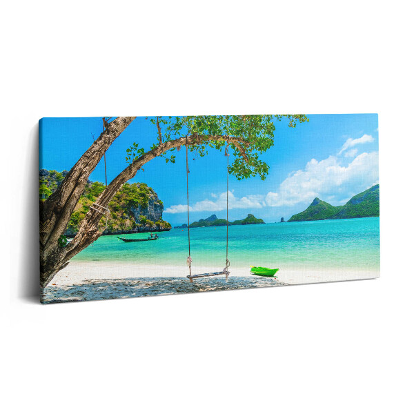 Obraz canvas 140x70 cm Slunečný ostrov v Thajsku