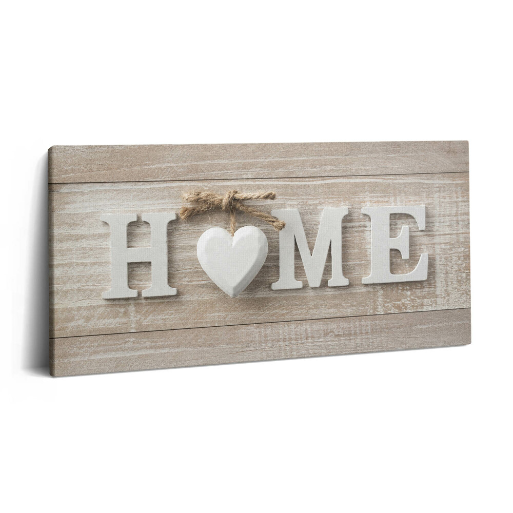 Obraz canvas 140x70 cm Nápis na domě