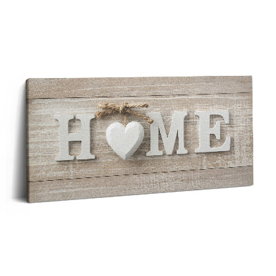 Obraz canvas 140x70 cm Nápis na domě