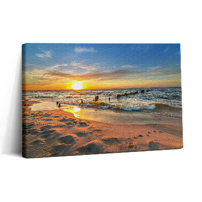 Obraz na plátně 30x20 Východ slunce u moře