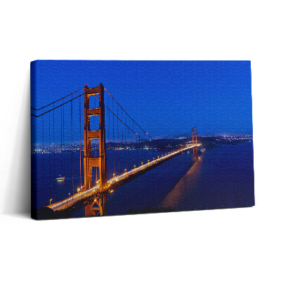 Obraz canvas 30x20 Pohled na most Golden Gate