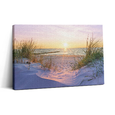 Obraz na plátně 30x20 Polské moře - opalování