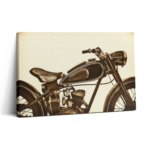 Obraz na plátně 30x20 Retro sépie - motorka ve vintage stylu