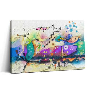 Obraz na plátně 30x20 Obraz ryb v moři