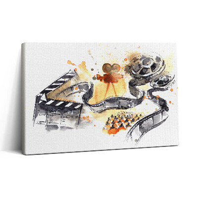 Obraz na plátně 30x20 Fotografie - fotoaparát a film