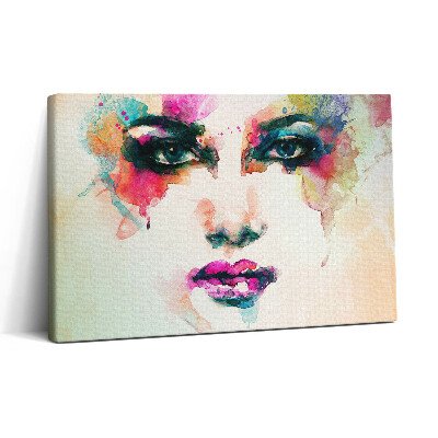 Obraz na plátně 30x20 Abstraktní tvář ženy