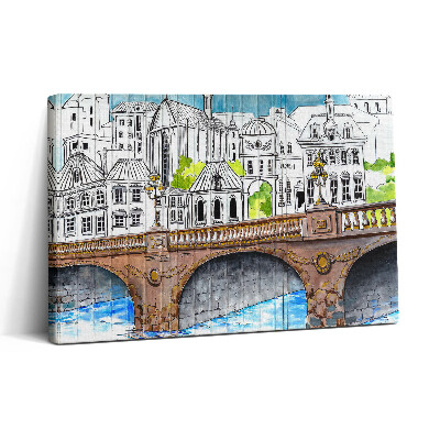 Obraz na plátně 30x20 Kultura městských graffiti - Francie