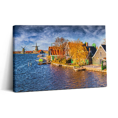 Obraz canvas 30x20 Architektura Nizozemska