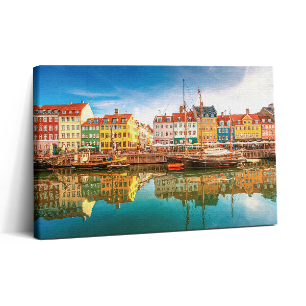 Obraz canvas 30x20 Město u vody