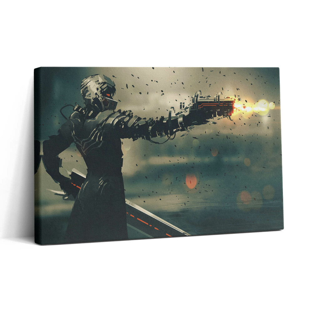 Obraz canvas 30x20 Vědeckofantastická ilustrace pro hry