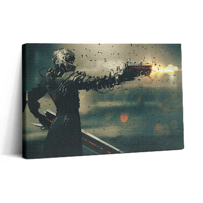 Obraz canvas 30x20 Vědeckofantastická ilustrace pro hry