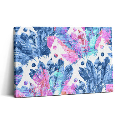 Obraz canvas 30x20 Barevné peří