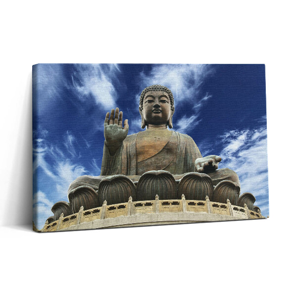 Obraz na plátně 30x20 Buddha Tian Tan v Hongkongu