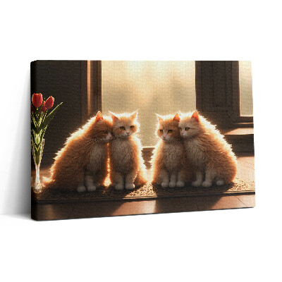 Obraz canvas 30x20 Sladké kočky