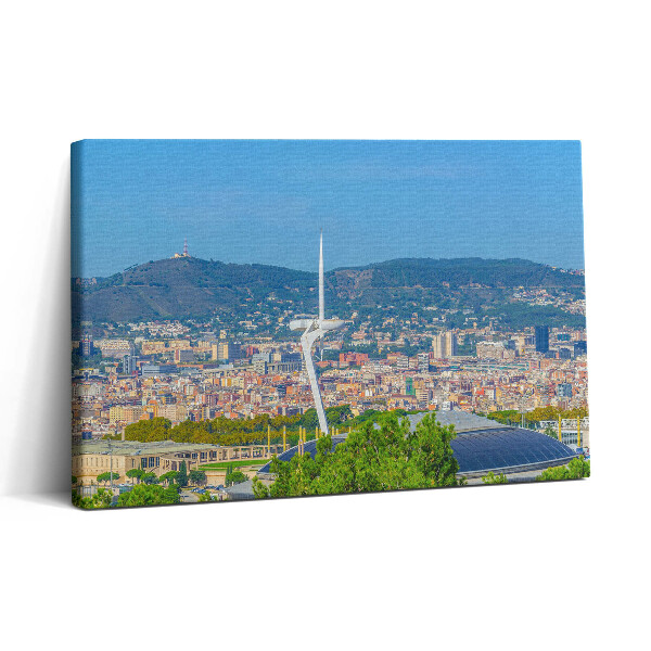 Obraz na plátně 30x20 Olympijský park v katalánské Barceloně