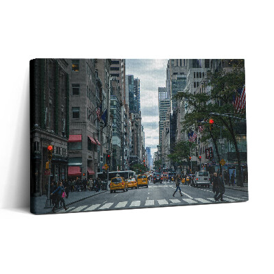 Obraz canvas 30x20 Newyorské pouliční taxi