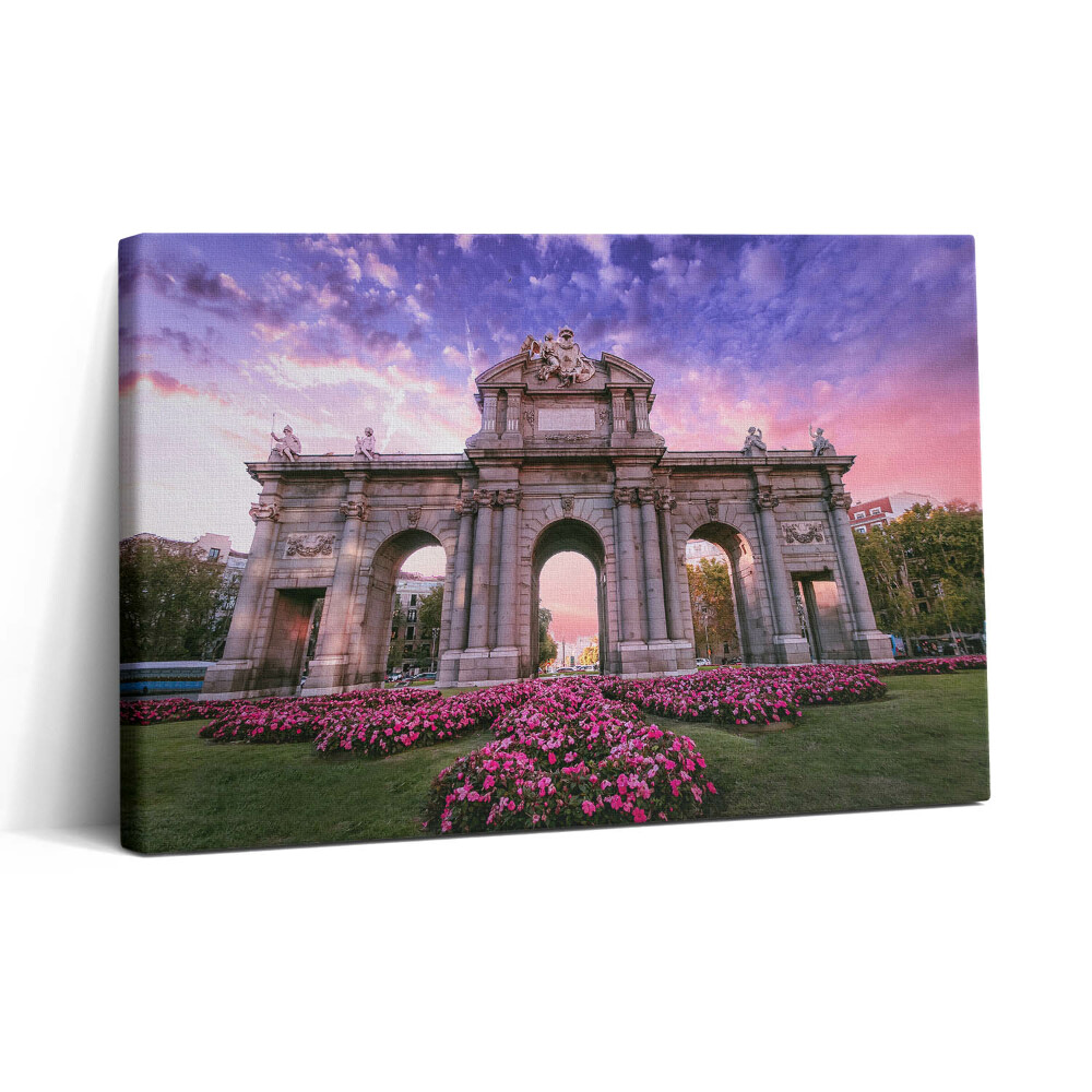 Obraz canvas 30x20 Dveře Alcaly Madrid