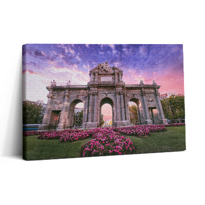 Obraz canvas 30x20 Dveře Alcaly Madrid