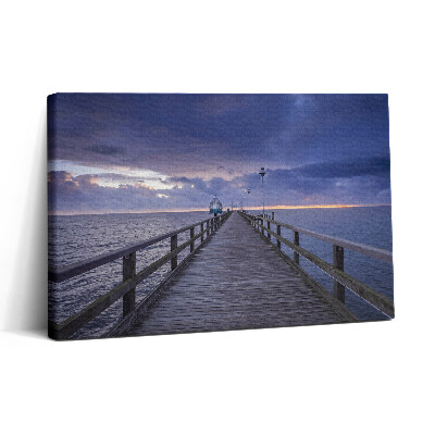 Obraz canvas 30x20 Molo na Baltském moři