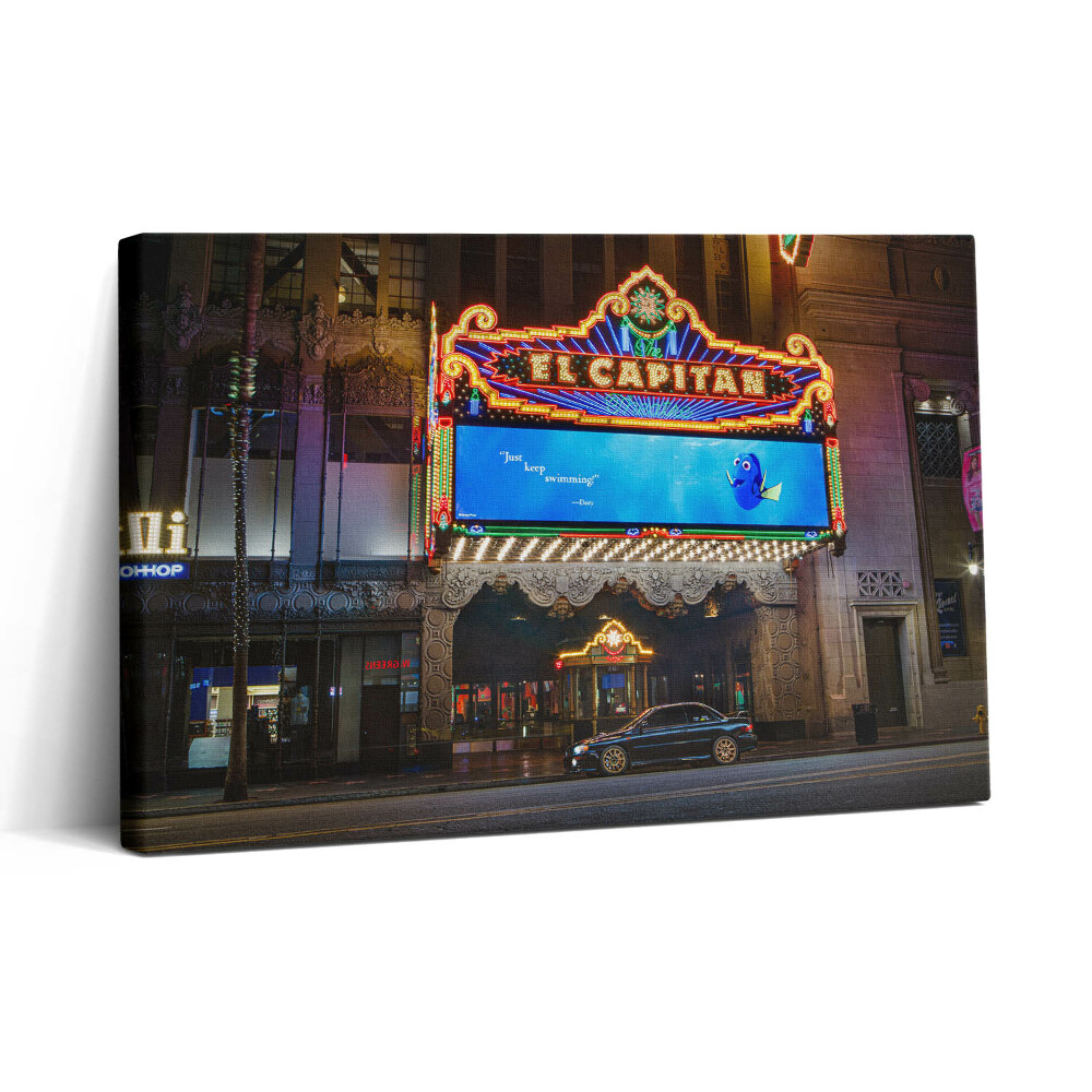 Obraz canvas 30x20 Divadlo Ej Capitan v Los Angeles