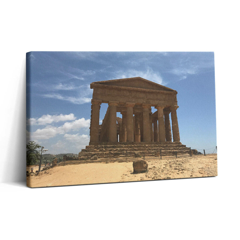 Obraz z fotografie na plátně 30x20 Chrám na Sicílii