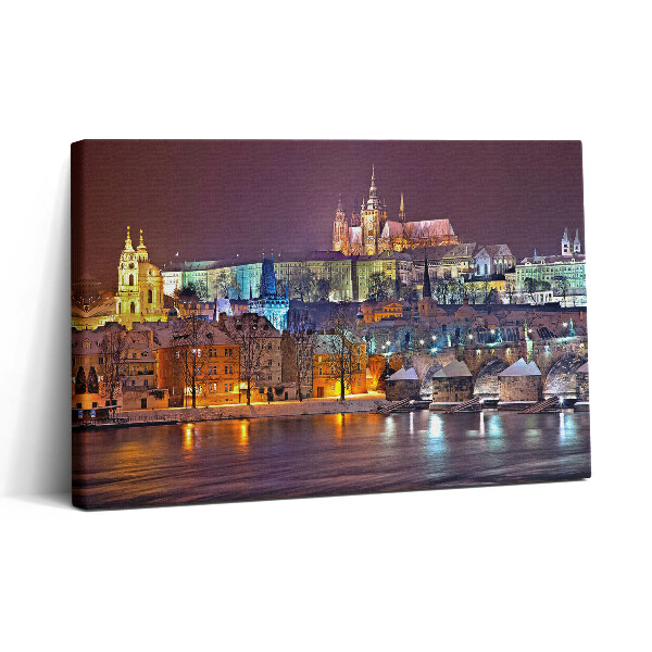 Obraz z fotografie na plátně 30x20 Pražská hradní čtvrť