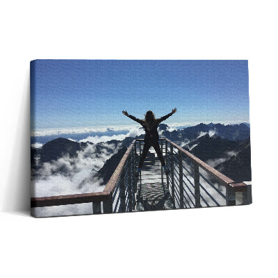 Obraz z fotografie na plátně 30x20 Žena Tatra Slovensko