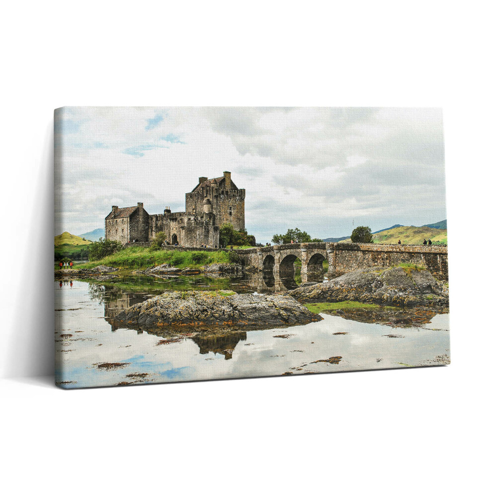 Obraz canvas 30x20 Hrad Eilean Donan ve Skotsku