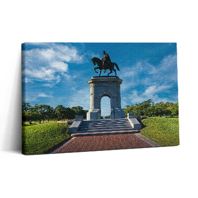 Obraz canvas 30x20 Socha Sama Houstona