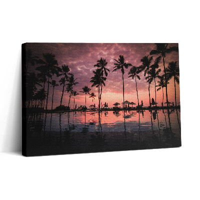 Obraz z fotografie na plátně 30x20 Havajské palmy