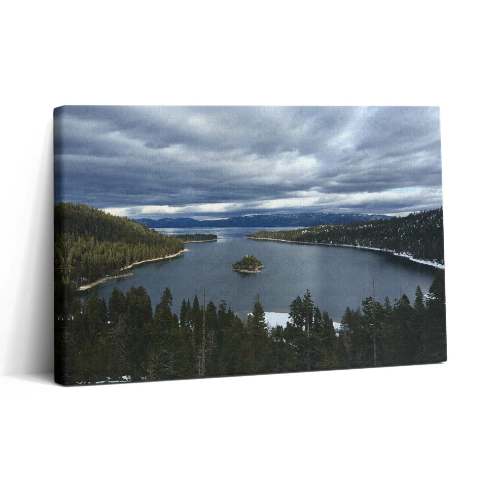 Obraz z fotografie na plátně 30x20 Jezerní krajina