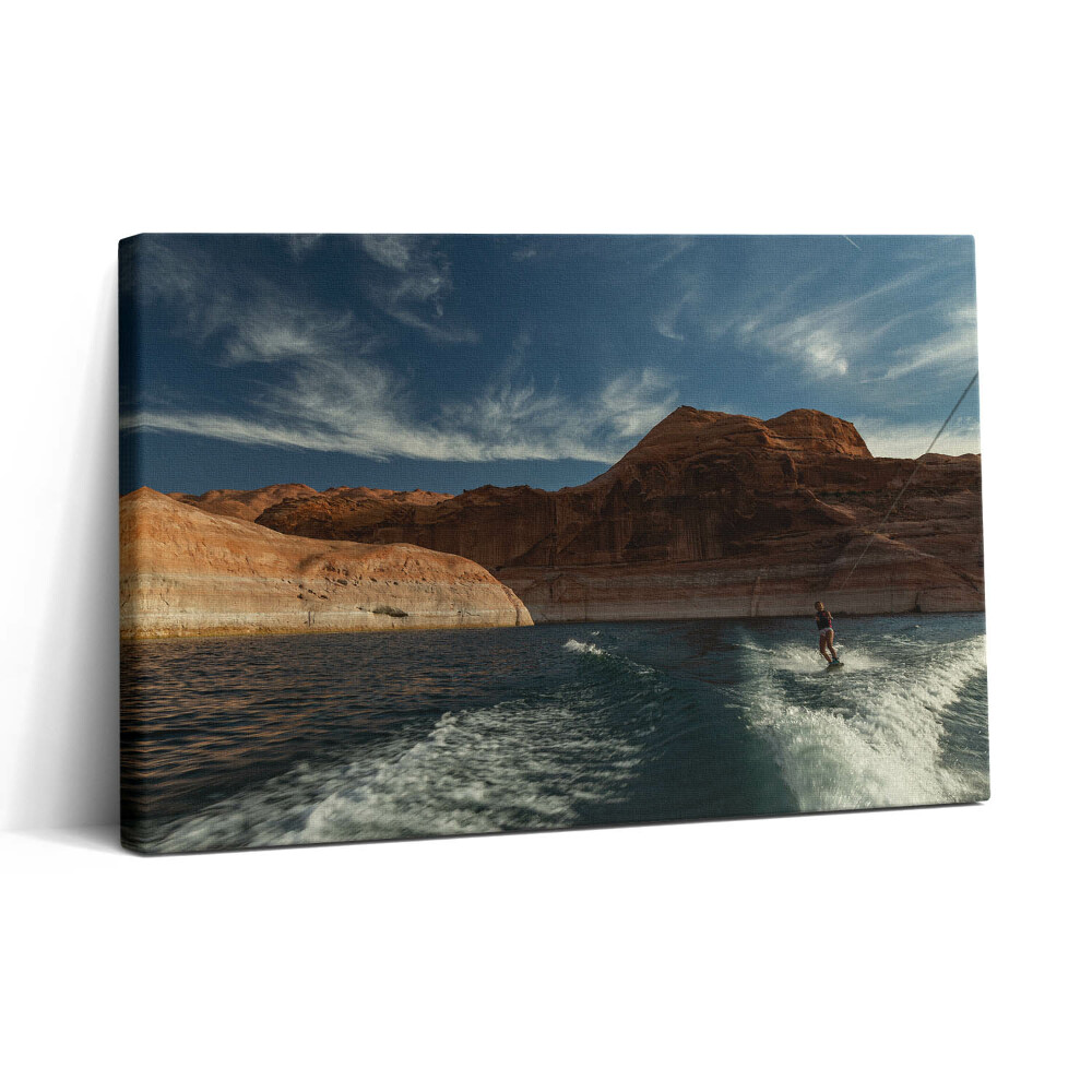 Obraz canvas 30x20 Osoba na vodních lyžích