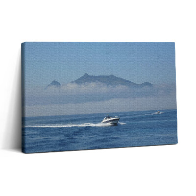 Obraz canvas 30x20 Plachetnice na oceánu