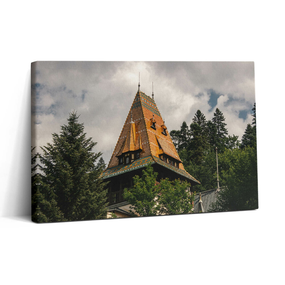 Obraz canvas 30x20 Palác Pelisor v Rumunsku