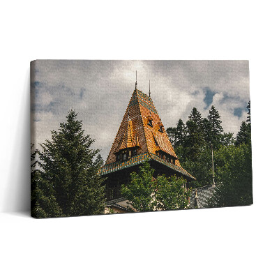 Obraz canvas 30x20 Palác Pelisor v Rumunsku