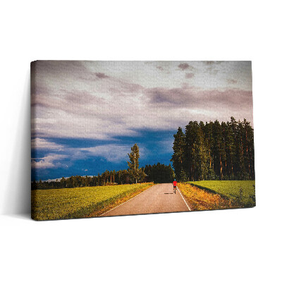 Obraz canvas 30x20 Uklizená cyklostezka