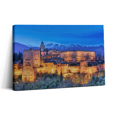 Obraz canvas 30x20 Hradby Granady v Andalusii