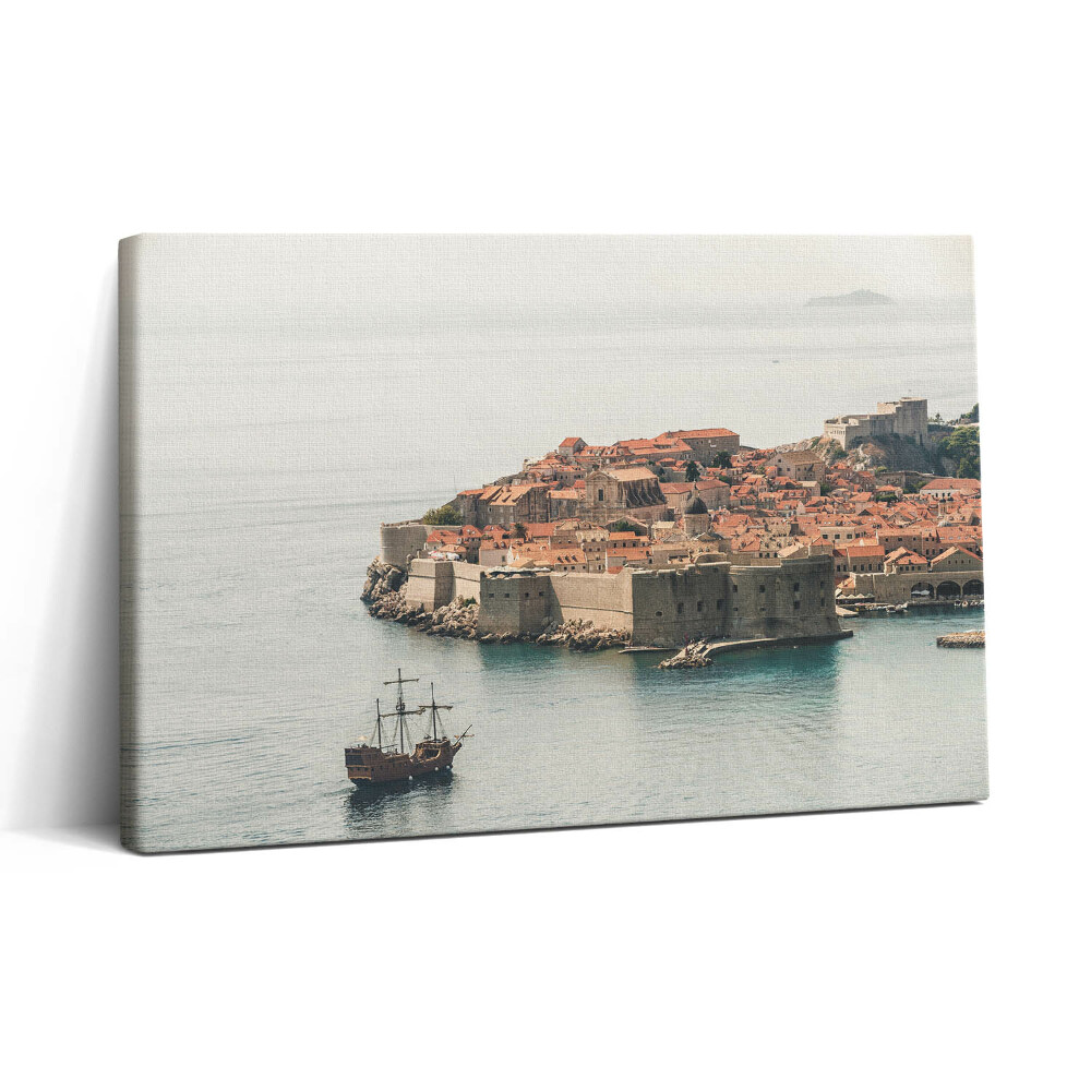 Obraz canvas 30x20 Plachetnice v Dubrovníku
