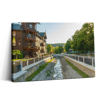 Obraz canvas 30x20 Krynica Zdrój v Beskydech