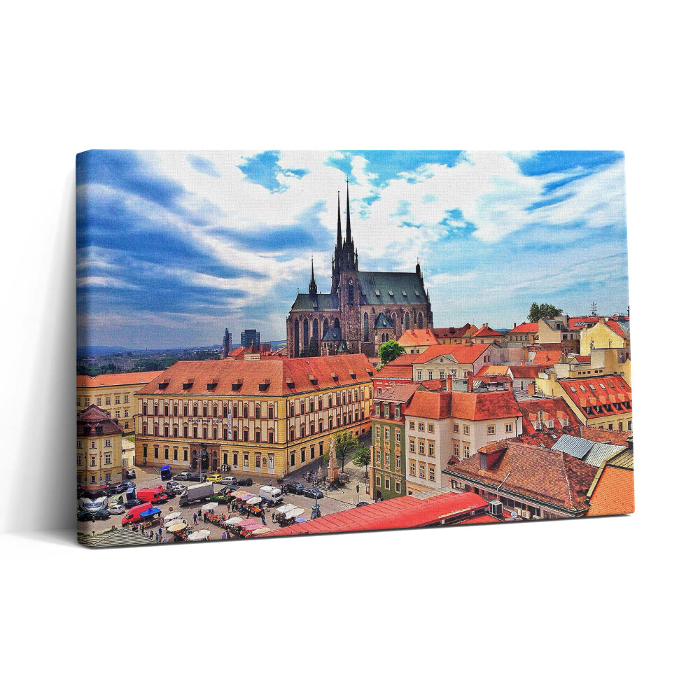 Obraz na plátně 30x20 Pohled na Brno