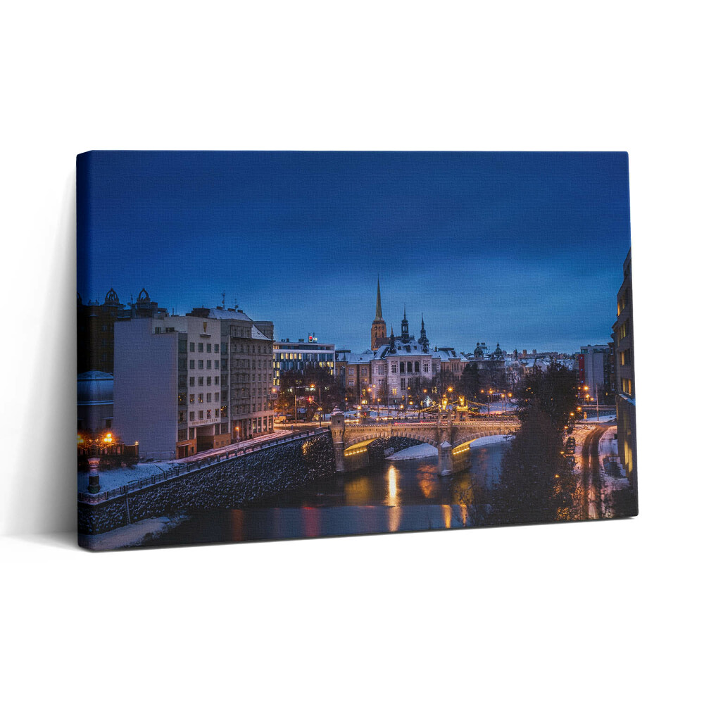 Obraz na plátně 30x20 Panorama Plzně v České republice