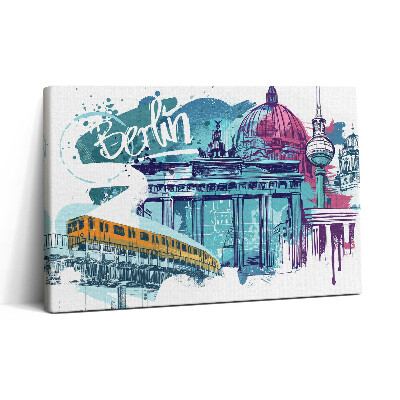 Obraz z fotografie na plátně 30x20 Cestování po Berlíně