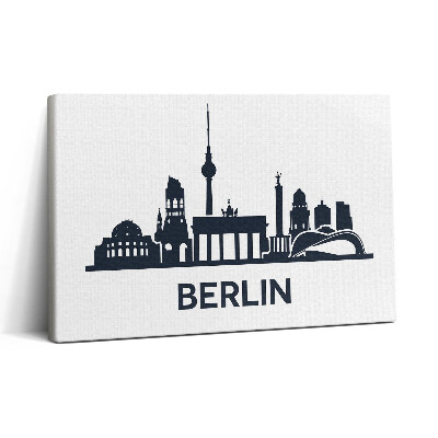 Obraz na plátně 30x20 Ilustrace města Berlín