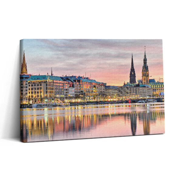 Obraz na plátně 30x20 Alster v Hamburku