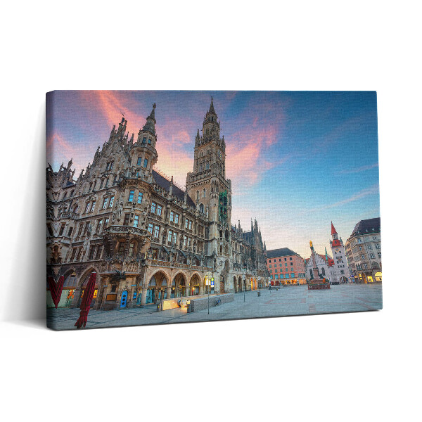 Obraz z fotografie na plátně 30x20 Mariánské náměstí v Mnichově
