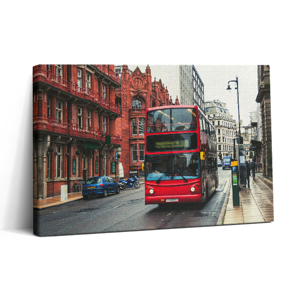 Obraz na plátně 30x20 Autobus v Birminghamu