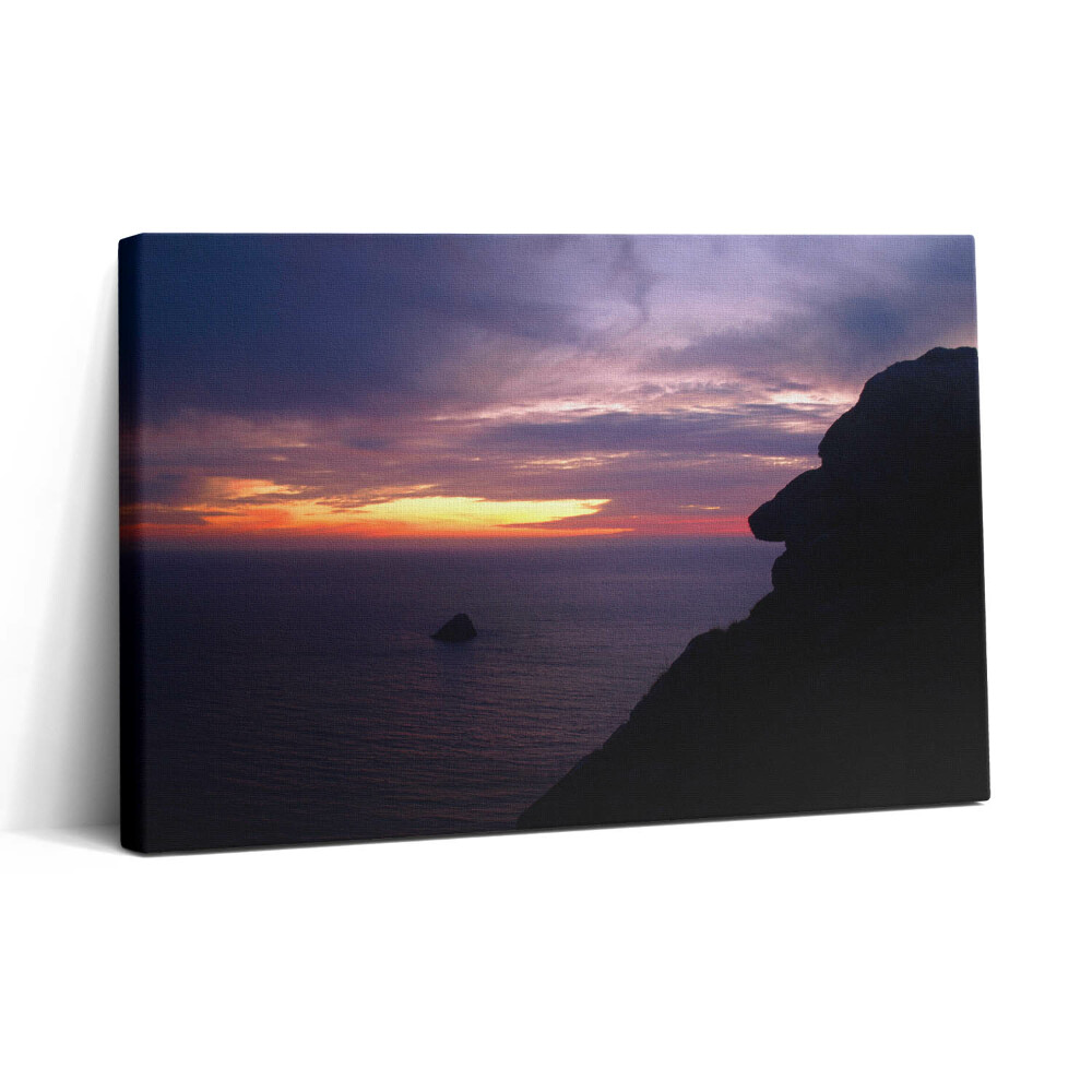 Obraz z fotografie na plátně 30x20 Kamenná hlava