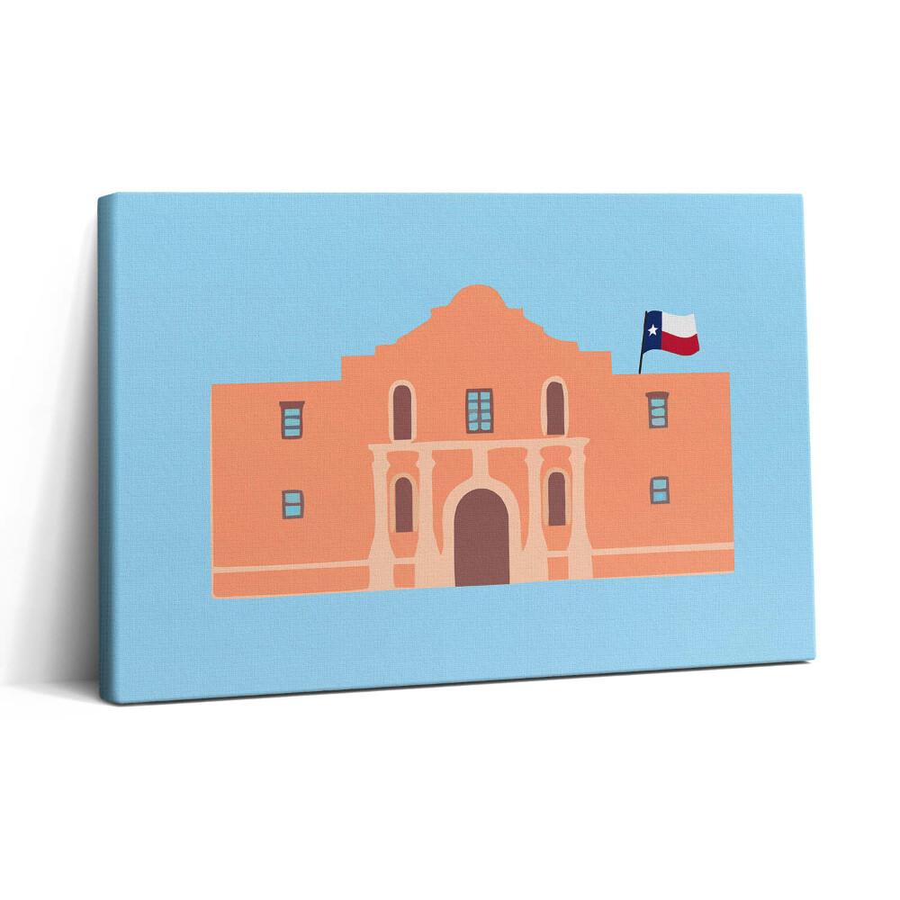 Obraz canvas 30x20 Pomník Alamo v Texasu