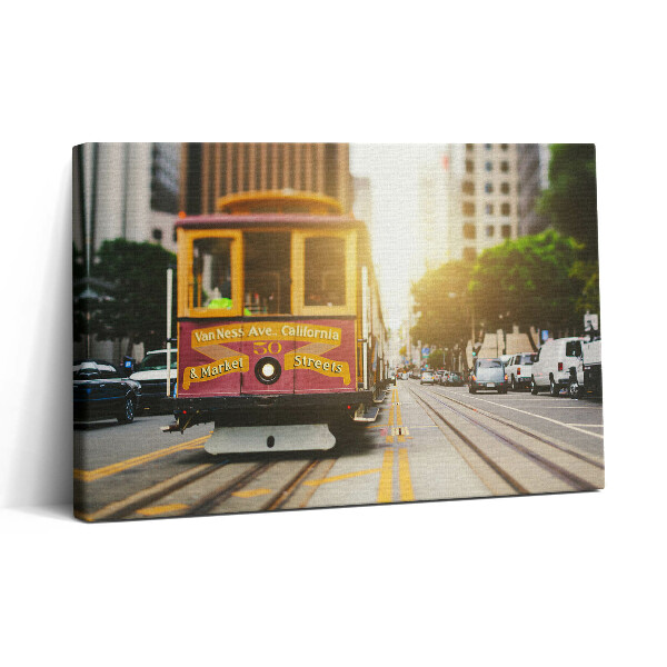 Obraz na plátně 30x20 Sanfranciská tramvaj